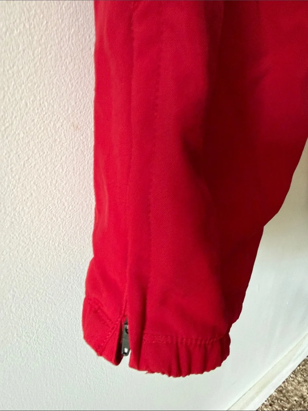 Nike Kids Red Track Joggers with Black Drawstring
